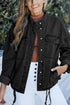 'Sable' Snap Down Denim Jacket - Celes Fashion